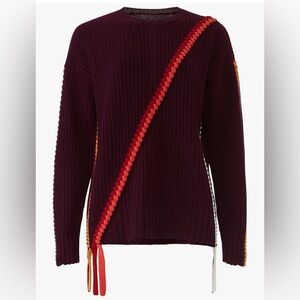 Derek Lam 10 Crosby Rent The Runway Braided Asymmetrical Sweater